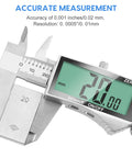 6 Inch Digital Caliper With Extra Large LCD Screen For Precision Measurement Stainless Steel Vernier Caliper close-up