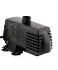 Fixed Flow Submersible Or Inline Water Pump For Aquariums Ponds Fountains And Hydroponics 396 GPH 36 Watt UL Listed Black