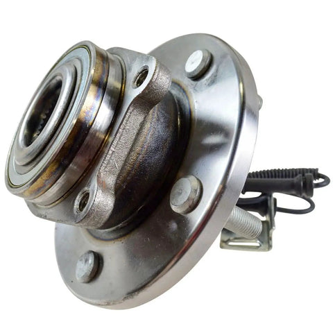 Garage Ready Wheel Hub And Bearing Set Assembly Fits Chrysler Town Country Dodge Grand Caravan front view with bearings.
