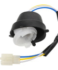 Motorcycle Headlight Socket Adapter With Double Claw 1.97 Inch Front Light Wiring Harness for Easy Install on Scooter or Electric Bike