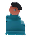 Tough Guy Mini Bench Grinder 200 Watt High Speed 7000 RPM side view showing grinding wheel and durable base for sharpening.