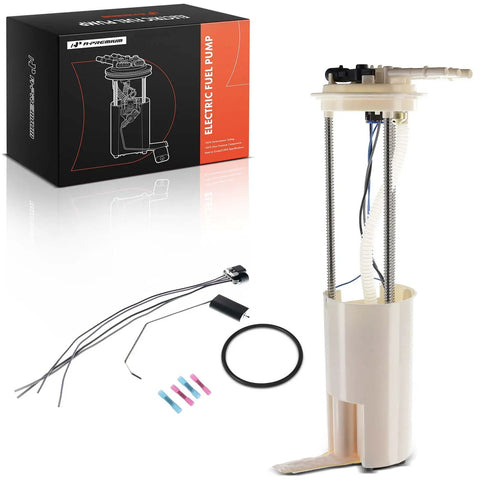Electric Fuel Pump Module Assembly With Pressure Sensor For Chevy S10 And Gmc Sonoma 4.3L V6 1997 Over 2002, includes wiring and accessories.