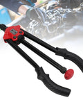Pro Grade Manual Rivet Nut Tool Kit With Interchangeable Mandrels And Nosepieces, Carbon Steel Heat Treated For Blind Rivets, Ideal For Construction, Automotive, Ship Repair And Electrical Projects, Handles 2.4mm 3.2mm 4.0mm 4.8mm, manual rivet tool with long handles