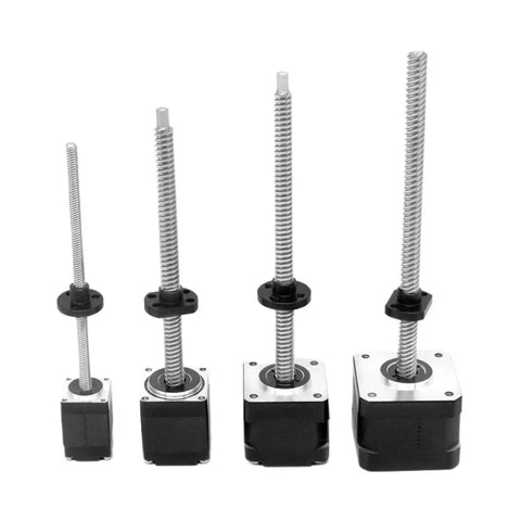 Badass Hybrid Micro Leadscrew Stepper Motor Delivers Kickass 45n Torque with robust design for automation and crafting projects.
