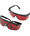 Pro Grade Laser Safety Glasses 2 Pack With Rich Red Lenses For Complete 190Nm To 540Nm Blocking designed super light and stylish fit.