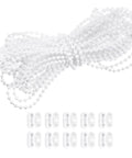 Sweet Swap Roller Blind Bead Chain Cord Set Featuring 10 Meters Of Cuttable White Pull Chain And Tough POM Connectors with fasteners.