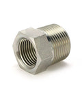 Close-up of a silver NPT male adapter from Hose Fittings Kit 100 Pieces NPT Male And Female 5N-02-04 Adapters, Rugged Quick Connect Set