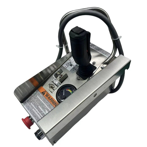 Drop Dead Simple Install Proportional Control Box For Skyjack Scissor Lift Replacement Module 130028 top view with joystick and wiring.