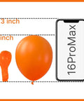 Top Shelf Fifty Piece Assorted Rainbow Five Inch Thick Durable Latex Balloons For Weddings Birthdays And Bashes Fresh Multicolor Party Decor next to a smartphone for size reference.