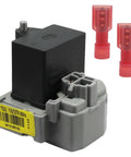 Heavy Duty Refrigerator Start Relay Run Capacitor Kit Compatible With Whirlpool W10189190 W10662129 TSD2, features two red connectors.