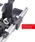 Detailed view of Heavy Duty Manual Box Folding Tool For Shipping Cartons With Quick Adjustment Slides, featuring adjustable clamp mechanism.