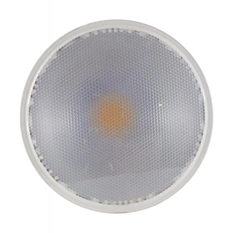 15 Watt LED PAR38 Reflector Bulb, 2700K Warm White, Dimmable, E26 Base, 60 Degree Beam, 120 Volt, Wet Location Rated, face view