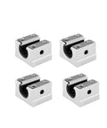 5 Pieces Linear Bearing Slides Set SBR12UU SBR16UU SBR20UU 12 16 20 mm Length Aluminum Alloy Housing for CNC Parts and 3D Printer Upgrades Low Friction High Load Capacity Precise Motion Long Life, four bearing blocks