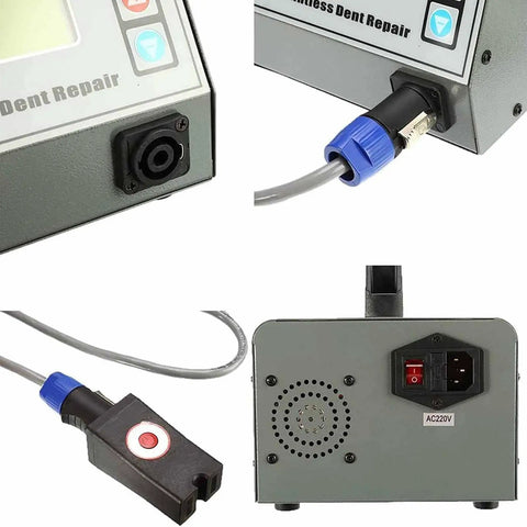 Close-up of Digital Display Dent Repair Machine With Adjustable Power And Timer Pro Grade DIY Ready 1000W Hot Box plug and controls