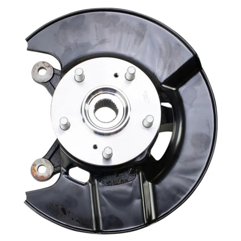 Rugged Front Wheel Bearing And Hub Assembly With Steering Knuckle Pair For 2005 To 2008 Honda Pilot, close-up view of assembly details.