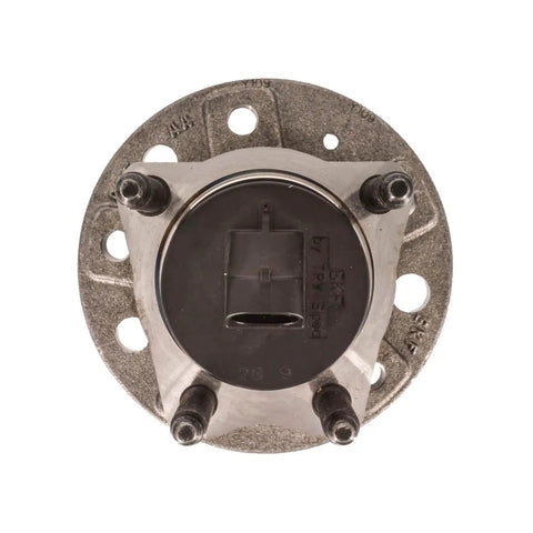 Built Tough Rear Hub Bearing Assembly For Saab 900 And 9 3 Models 1994 To 2003 showing ABS sensor and five lug pattern.