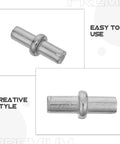 Heavy Duty Stainless Steel Spring Hinge Pins For Cabinet Doors And Wardrobe Drawers Guarantee A Snug Fit To Ditch The Wobble While Pairing Effortlessly With Anti Slam Dampers For Smooth Operation Daily, showing close-up of sturdy hinge pin.