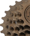 Close-up of 6 Speed Mountain Freewheel Sprocket With Metal Construction For Smooth Chain Rotation, Antirust And Antiwear Gear