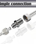 Three Eighths Inch JIC Male To Three Eighths Inch NPT Male Hydraulic Fitting Carbon Steel SAE 37 Degree Flare Straight Connector