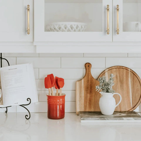 10 Pack Brushed Brass Cabinet Pulls 5 Inch Center To Center Solid Zinc Alloy Heavy Duty Hardware on kitchen cabinet.