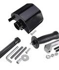 Grinder Conversion Kit Drum Polisher Attachment For M10 And M14 Angle Grinders With Protective Cover And Shaft Converts To 120mm By 100mm By 19mm Polisher, Comfortable Handle, And Compatible With Different Polishing Discs parts display.