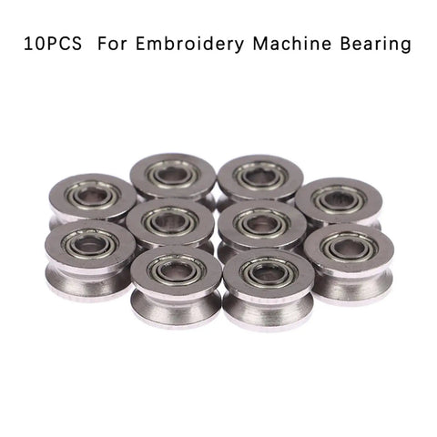 10 Pack V624ZZ V Groove Sealed Ball Bearings 4X13X6MM Smooth Rolling Heavy Duty Linear Guide With Rubber Coated Shielding For Zero Drag Slides And Tough As Nails Performance, silver sealed ball bearings for embroidery machines.