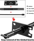Heavy Duty Steel Gimbal Bearing Puller And Installer Set showing stainless steel tool for easy gimbal bearing removal.