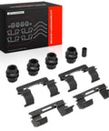 High Performance Front Side Disc Brake Hardware Kit Compatible With Dodge Dakota 2003-2004 Premium Steel Set For Smooth Stopping And Reliable Long Lasting Durability On The Streets, steel brake hardware kit parts and boots