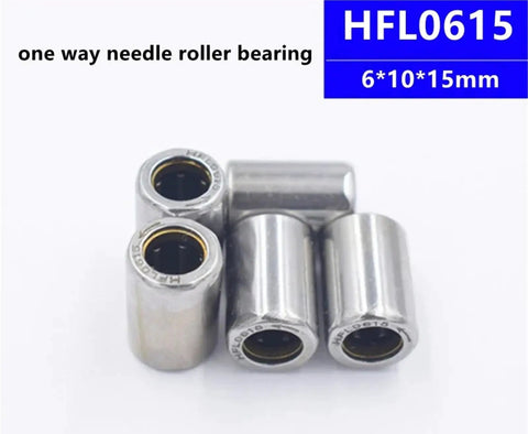 Bulletproof One Way Clutch Needle Roller Bearing 6 X 10 X 15 Mm Drawn Cup Housing, compact steel for Ford F150 and RAV4.