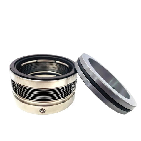 Heavy Duty Metal Bellows Mechanical Seal For 35Mm Shaft Featuring Silicon Carbide And Viton Sealing Surfaces, close-up view.