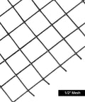 Badass Solar Panel Roof Protection Net, 6 X 100 Ft, 1/2 Inch Mesh For Slick Perimeter Guard showing close-up of mesh detail.