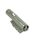 Premium Chrome Universal Plunger Lock Keyed Alike Setup Swings Open Dead Nuts Smooth For Glass Or Wood Doors Quarter To Half Inches Thick showcasing a chrome lock cylinder.
