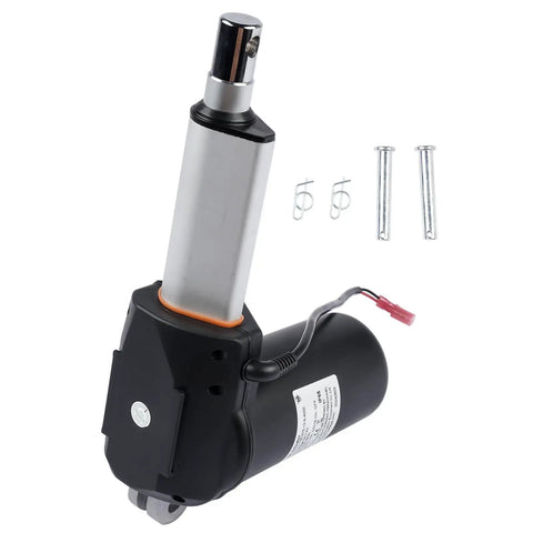 No Fuss Straight Shot Replacement Corded Actuator For DR Pull Behind Power Grader DC 12V linear motor with mounting pins.