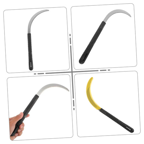 Five Piece Easy To Use Garden Weeding Tool Set With Folding Sickle And Light Serration For Root Removal Mowing And Weeding In The Yard