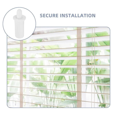 DIY Window Shutter Repair Kit With 80 Spring Loaded Pins And Fasteners, Easy Fix Tools For Plantation Louvers, Quick Shutter Repair, Handy Home Improvement Kit For Damaged Or Fallen Shutters, white pin close-up