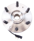 Premium Wheel Bearing And Hub Assembly Pair For Quick Garage Swaps featuring heavy duty steel components top view of hub with bolts