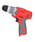Pro Grade Cordless Drill And Impact Wrench delivers powerful 20 to 52 Nm torque, featuring a red and gray design.
