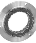 Premium Sprag Starter Clutch and One Way Bearing Replacement for Powersports Engines, showing metal housing and inner components.