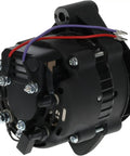 New Drop In Alternator SAEJ1171 Compatible With 1981-95 Mercruiser Marine Engines rear view showing wires and bolts