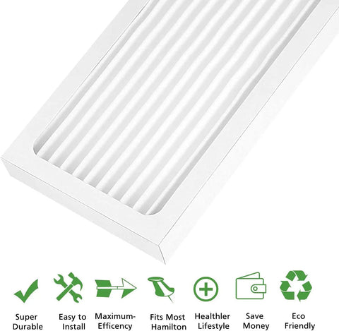 Two Pack Replacement Filter Compatible With 04383 04384 04385 04386A Air Purifier HEPA 3 In 1 Filtration Replace Part 990051000