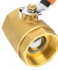 Bulletproof Brass Ball Valve Two Inch Shut Off delivers smooth zero drag flow, heavy duty brass construction for reliable plumbing.