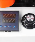 Control panel and dial of Portable Edge Bander For Woodworking, Pro Grade Glue System, 1 To 6 Meters Per Second Speed Machine