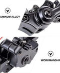 Close-up of Hardcore Two Pack Mechanical Disc Brake Kit showing aluminum alloy material and quality workmanship details.