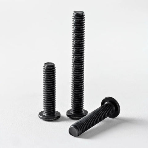 1/4-20 Flat Head Hex Socket Cap Screws Bolts, 1 Inch Length, 25 Pack, Black Oxide 304 Stainless Steel 18-8, hex drive