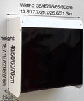 Badass EV Charger Cover And Weatherproof Roof Canopy For Outdoor Charging Stations dimensions and sizes displayed on wall