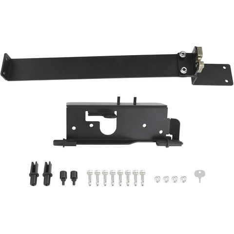 Top Shelf Swing Storage Toolbox For Dodge Ram 1500 2500 3500 Left Side Bolt On Manual Fold Black Abs Plastic hardware components