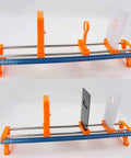 Pro Grade Optical Bench Set For Physics Classrooms Loaded With Heavy Duty Stands Clear Lenses And Bright LED Light Sources For Straight Up Hands On Refraction And Reflection Lessons That Absolutely Slap showcasing stands and cards.