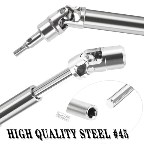 Granite And Senton 1/10 3S 4x4 RC Upgrade Parts Kit center driveshafts in high-quality steel