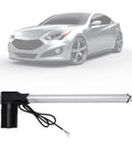 Hardcore Dc Linear Actuator 6000N Thrust 500Mm Stroke with aluminum body for garage rigs and warehouses.