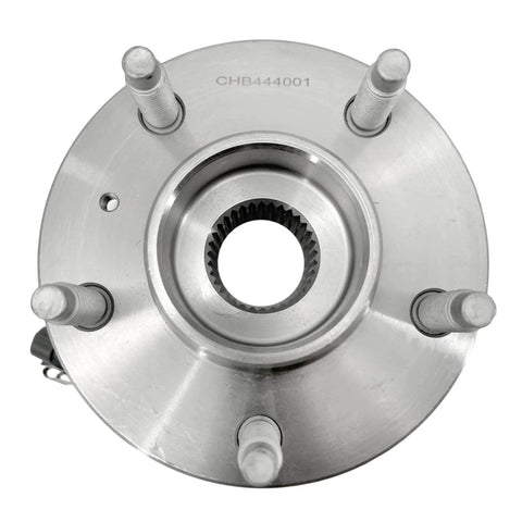 Top view of 2-Pack Front Wheel Hub Bearing Assembly 513121, Sealed Ball Bearing with 5-lug ABS sensor for Chevy Buick Cadillac Pontiac